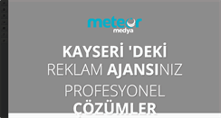 Desktop Screenshot of meteormedya.com